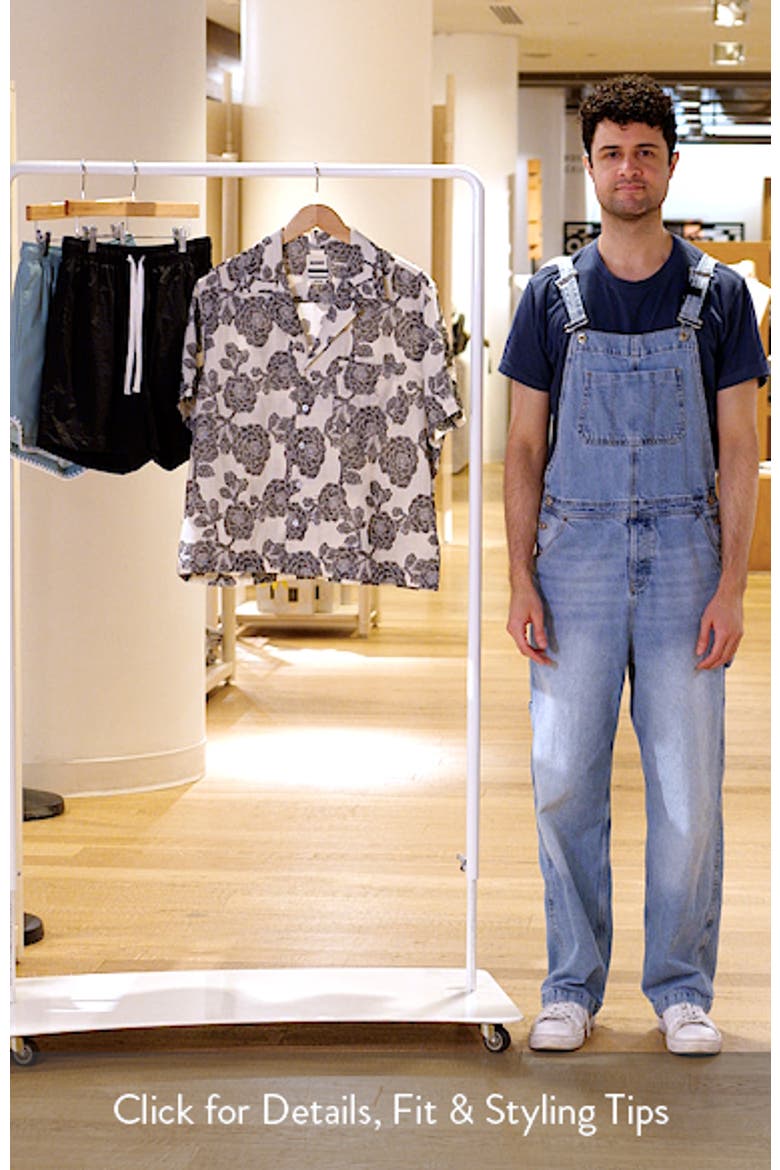 Nathan Floral Cotton & Viscose Blend Camp Shirt video