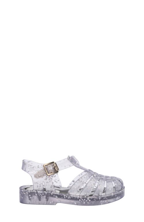 Melissa Kids' Possession Metallic Jelly Sandal In Transparent