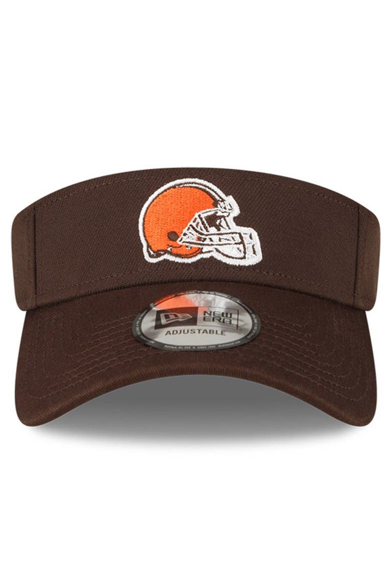 Men's New Era Brown Cleveland Browns 2022 Sideline Adjustable Visor, Alternate, color, Brown