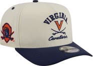 New Era Men's New Era Cream/Navy Virginia Cavaliers Two-Tone Arched 9FIFTY Snapback Hat