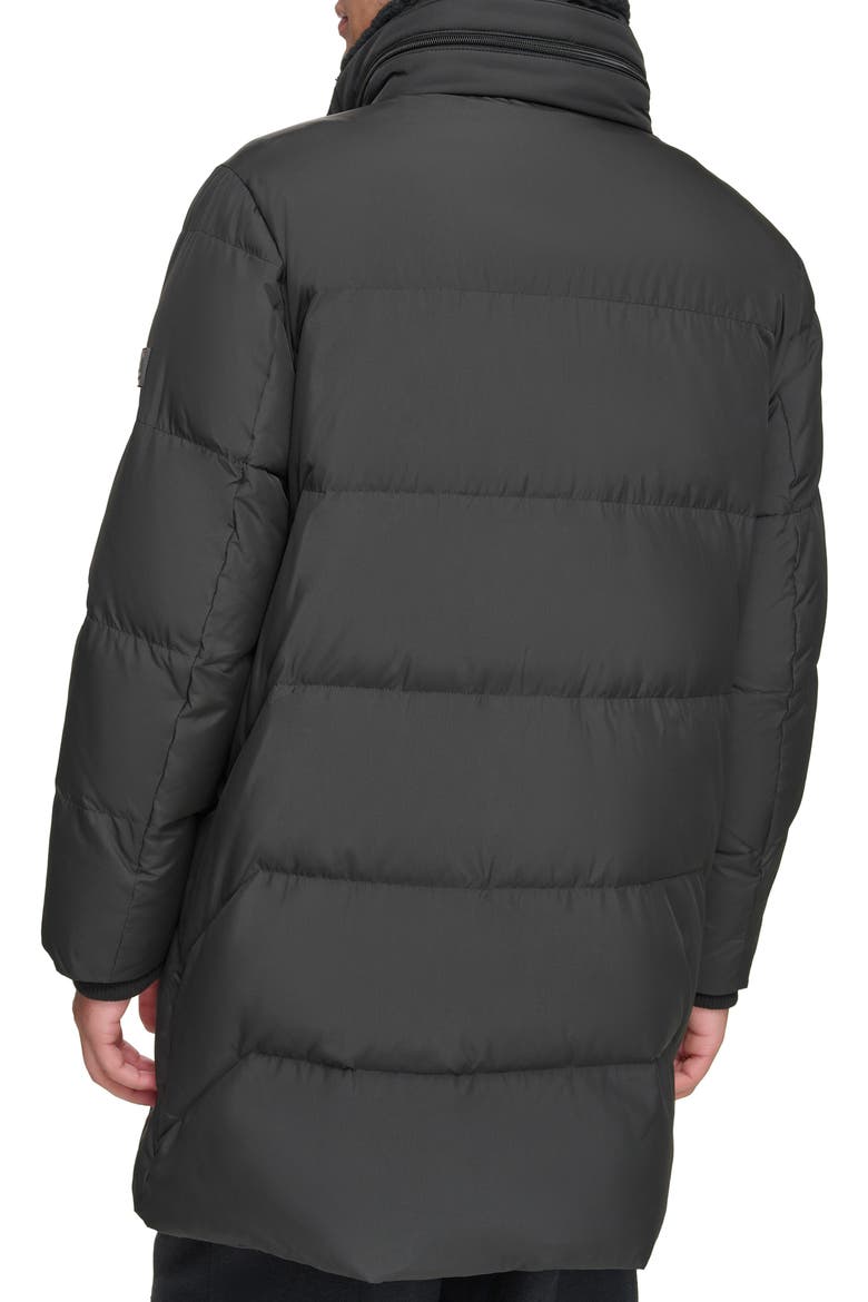 Valcour Water-Resistant Puffer Coat, Alternate, color, BLACK