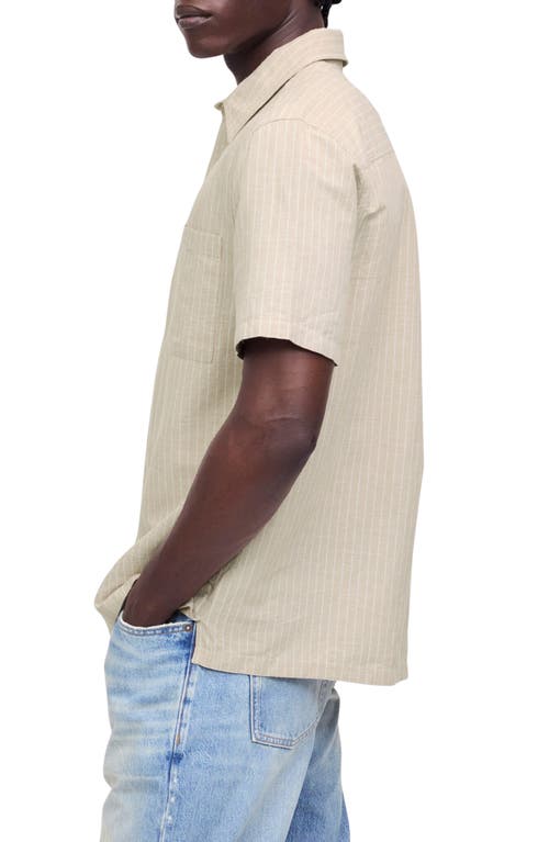 Madewell Button-up Short-sleeve Shirt In Animal Print