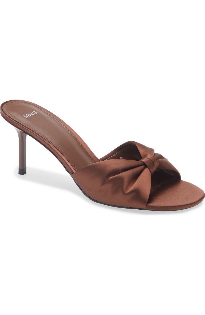 MANGO Lara Sandal, Main, color, Chocolate