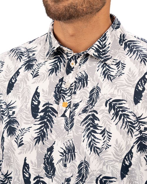 Black Clover Hidden Clover Polo In White