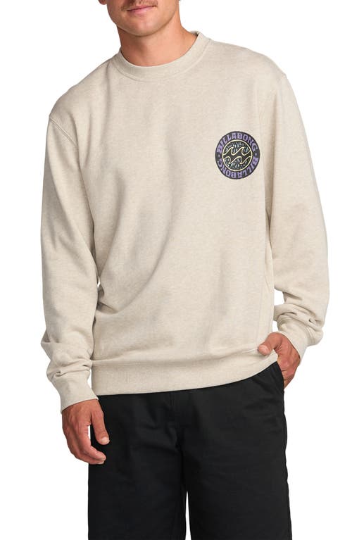 Billabong Short Sands Crewneck Sweatshirt In Neutral