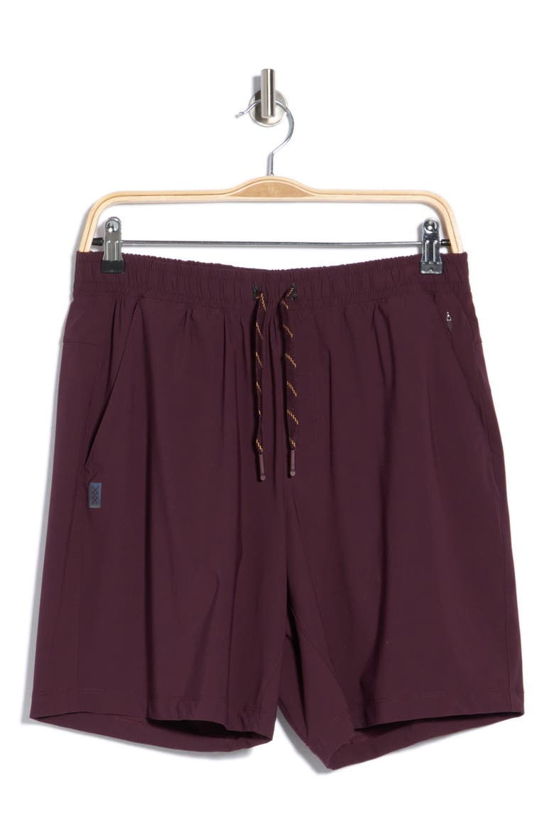Pursuit 7-Inch Unlined Training Shorts, Alternate, color, MULBERRY