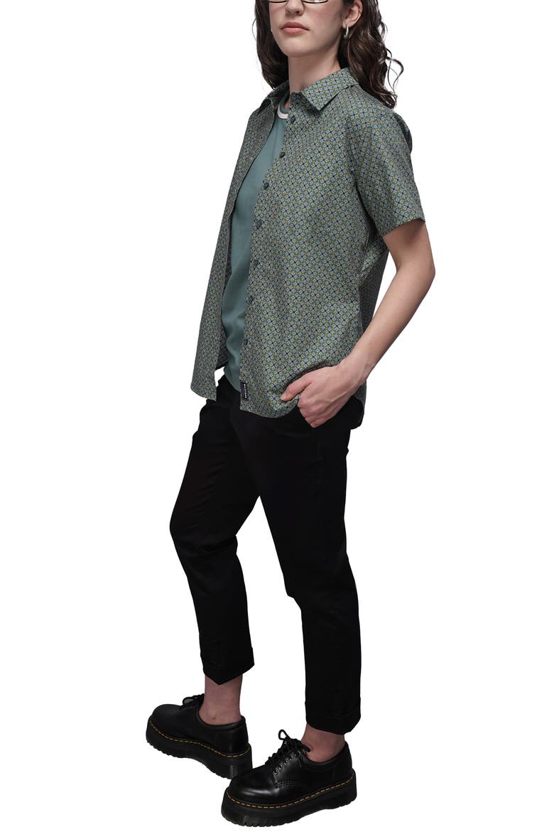 The Essential Oxford Button Up, Alternate, color, MOSAIC DARK TEAL