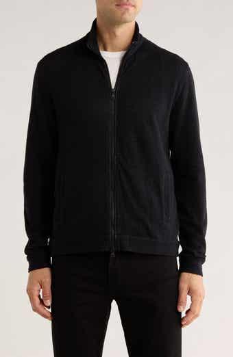John Varvatos Antoine Double Knit Zip Jacket