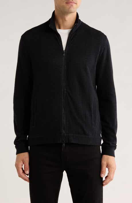 John Varvatos Antoine Double Knit Zip Jacket