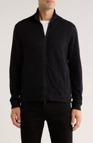 John Varvatos Antoine Double Knit Zip Jacket