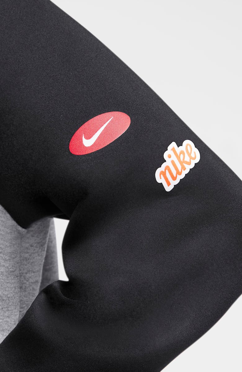 Nike Pro Dri-FIT Get Fit Crop Fleece Half Zip Pullover, Alternate, color, 