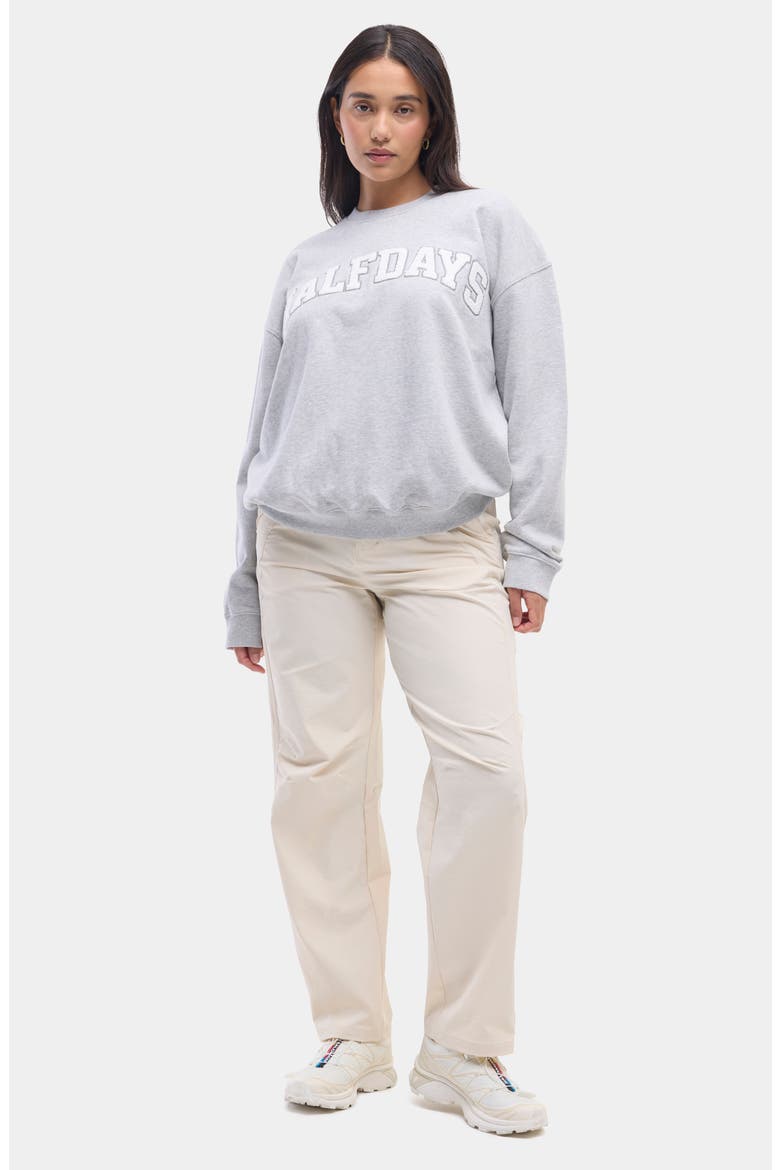 Cotton Graphic Sweatshirt, Alternate, color, HEATHER GREY