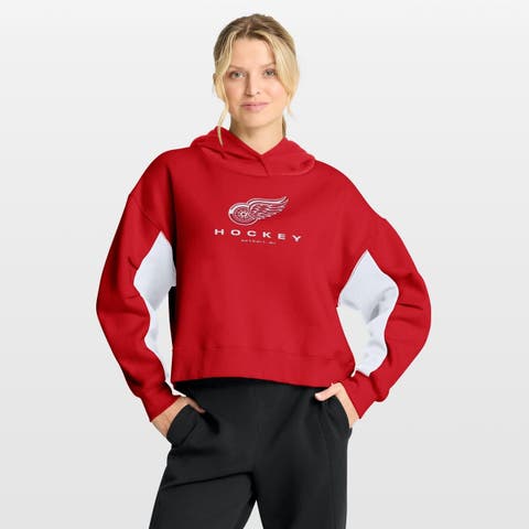 Women
s Fanatics Red Detroit Red Wings Back Check Boxy Hoodie