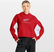 FANATICS Women's Fanatics Red Detroit Red Wings Back Check Boxy Hoodie