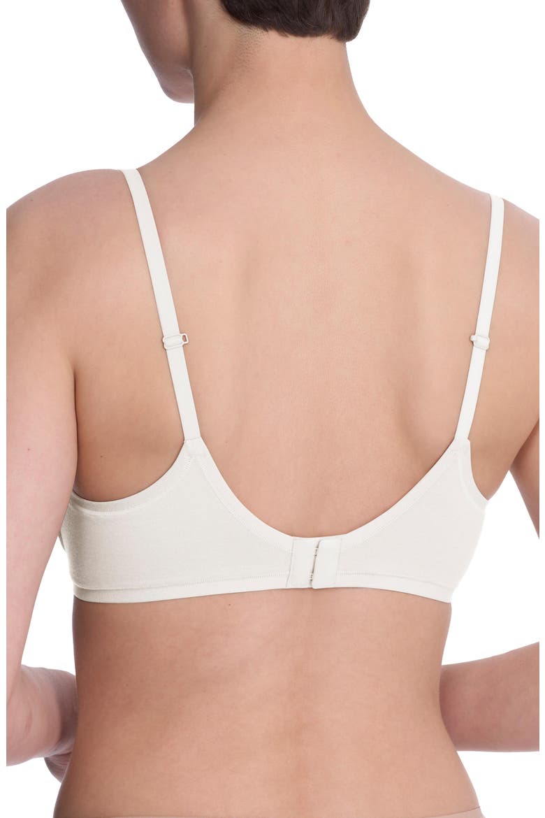Bliss Cotton Convertible T-Shirt Bra, Alternate, color, White