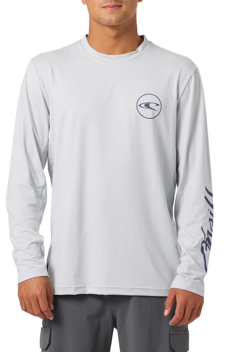 O'Neill Logo UPF Long Sleeve Performance Graphic T-Shirt, Main, color, High Rise