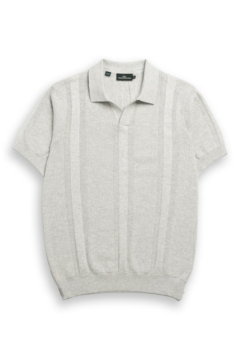 Linwood Cotton Polo, Alternate, color, STEEL