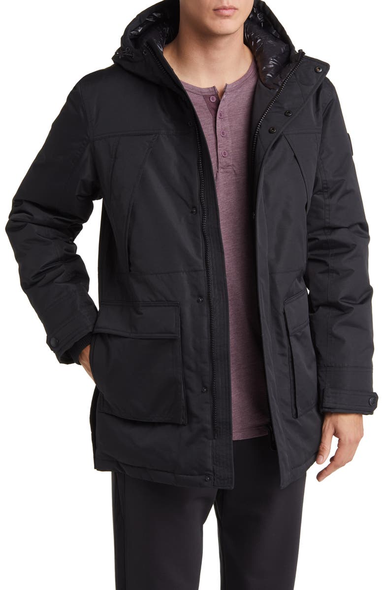 Noize Plush Lined Hooded Insulated Parka, Main, color,