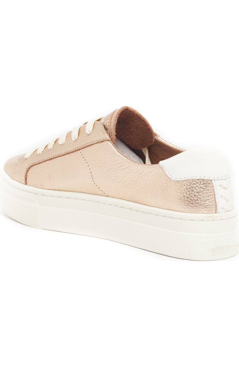 Soludos Ibiza Platform Sneaker, Alternate, color, Rose Metallic