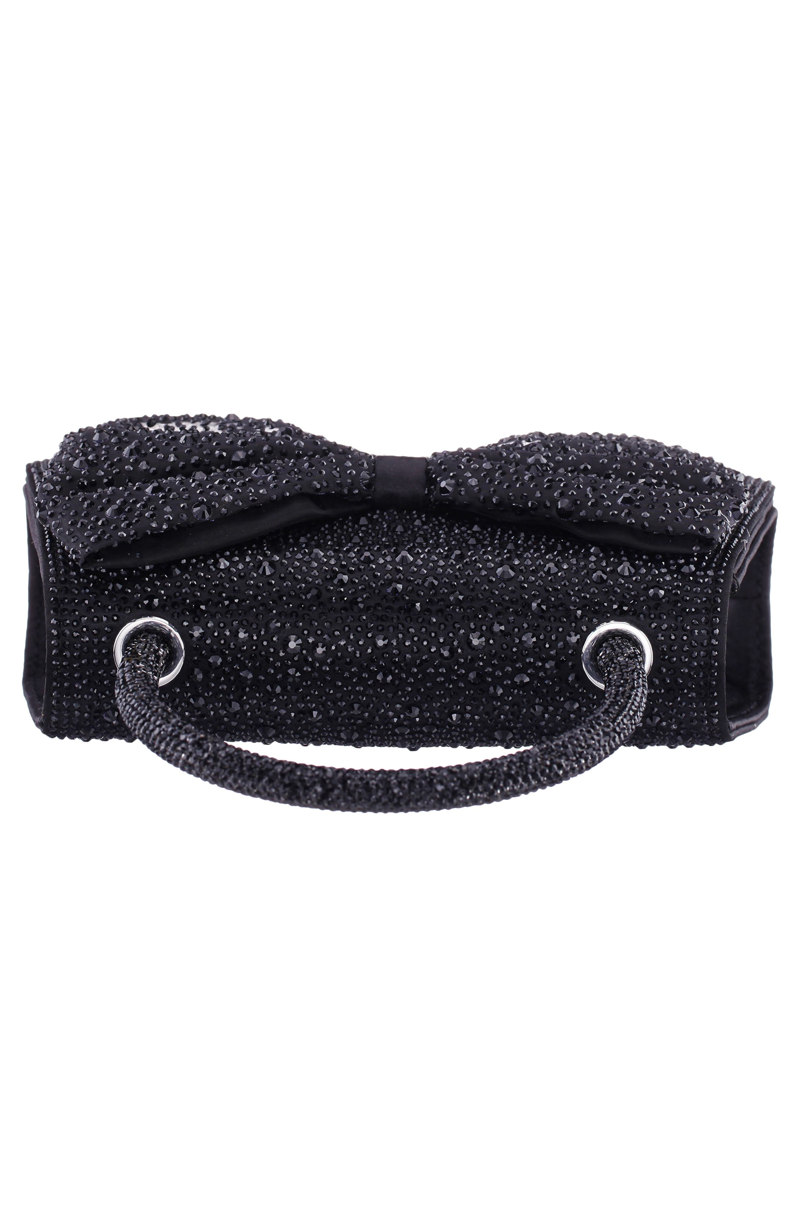 Nina Legacy Top Handle Clutch, Alternate, color, Black