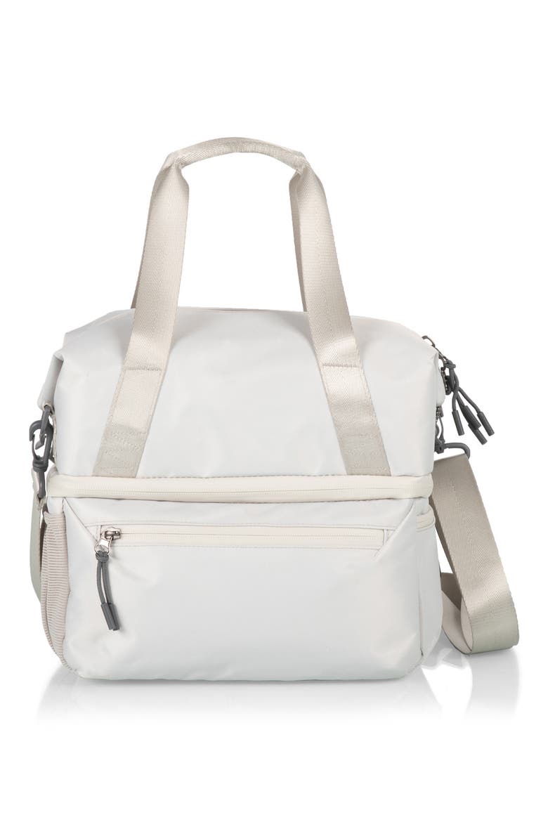 Tarana Lunch Cooler Tote Bag & Utensils, Alternate, color, GRAY