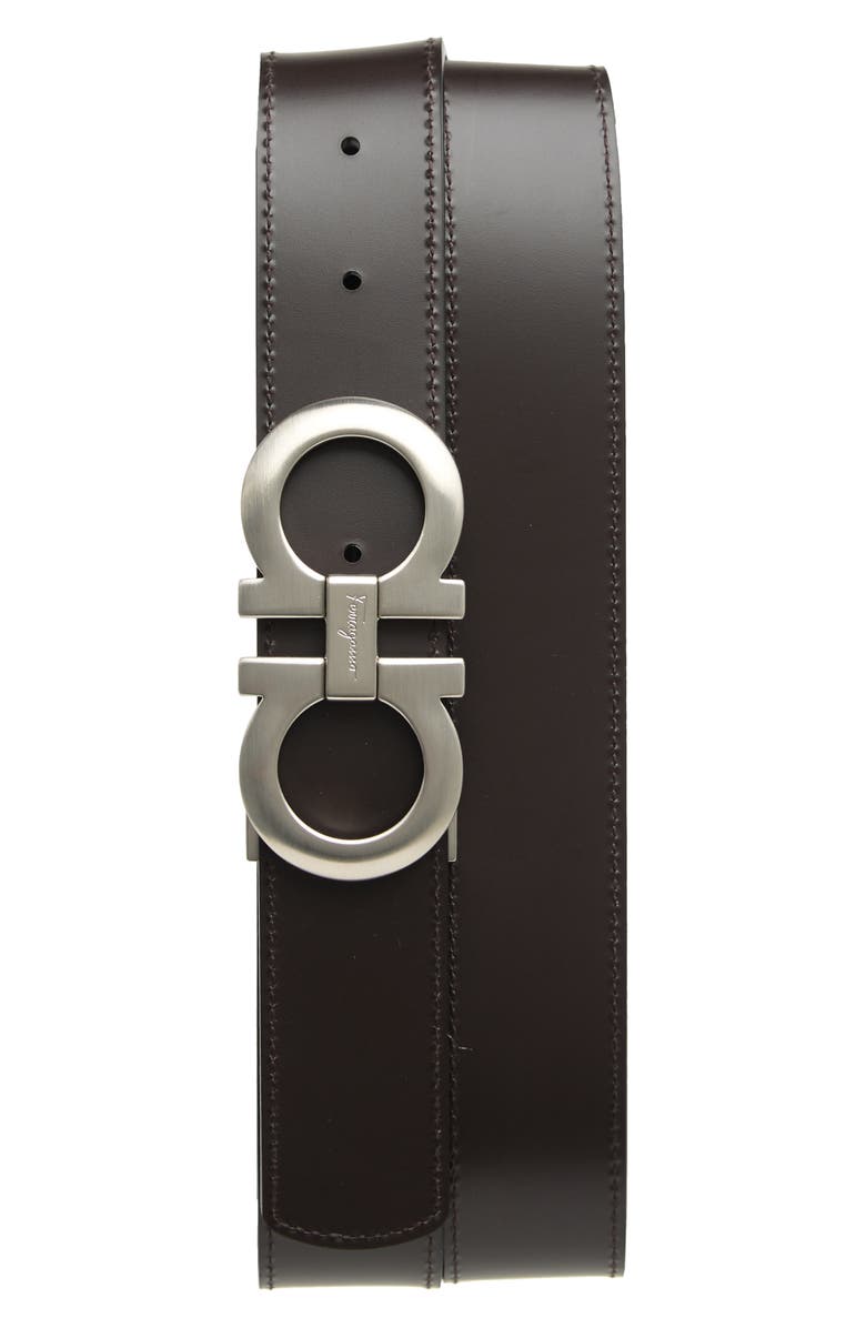 FERRAGAMO Gancini Reversible Leather Belt, Alternate, color, 