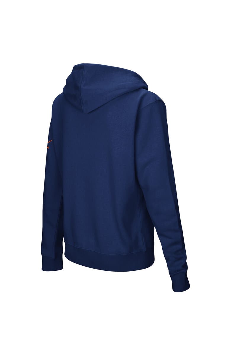 COLOSSEUM Women's Navy Virginia Cavaliers Arched Name Full-Zip Hoodie, Alternate, color, Navy