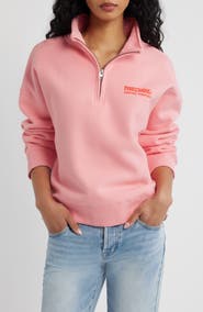 Rip Curl Surf Puff Logo Quarter Zip Sweatshirt