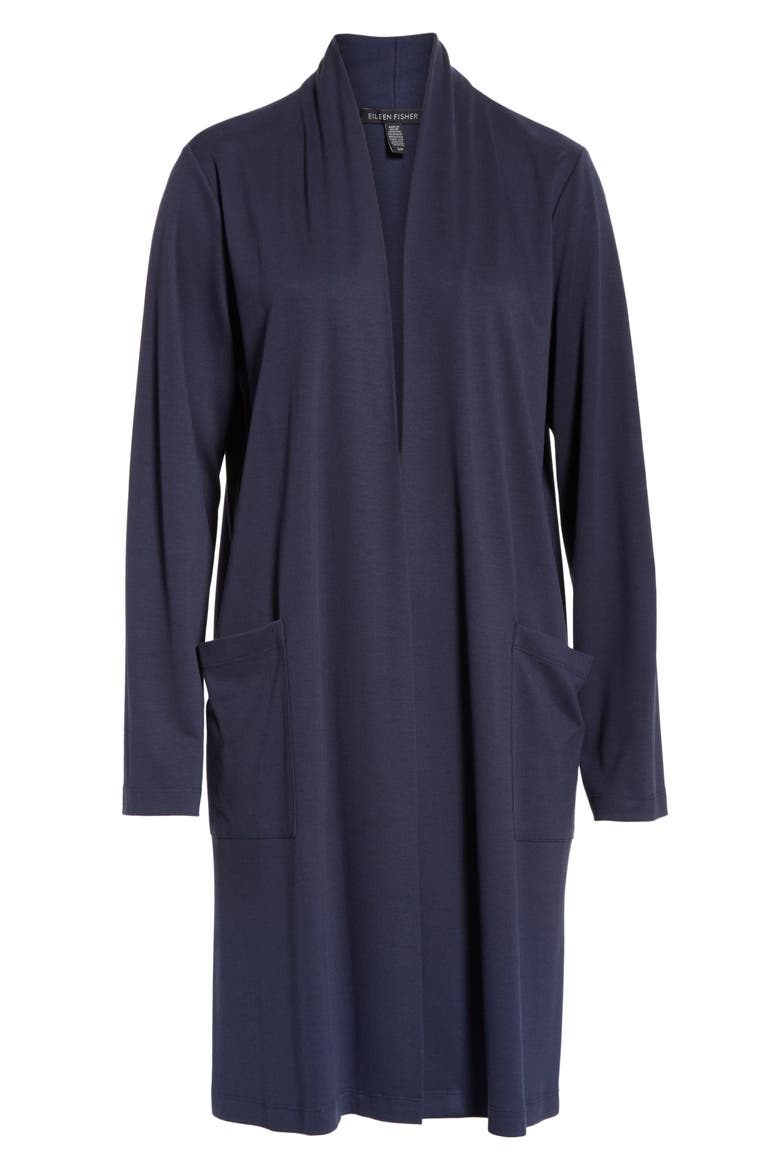 Long Cardigan, Alternate, color, INDIGO