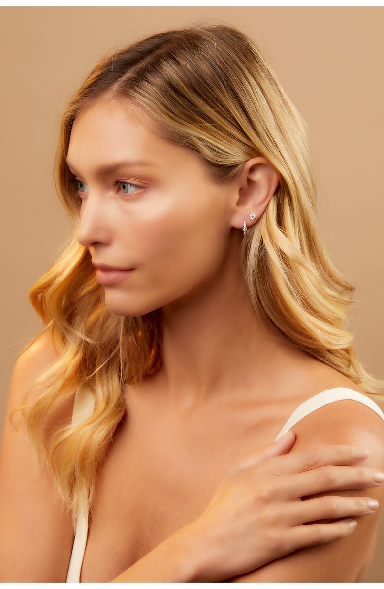 Bony Levy Liora Diamond Huggie Earrings, Alternate, color,