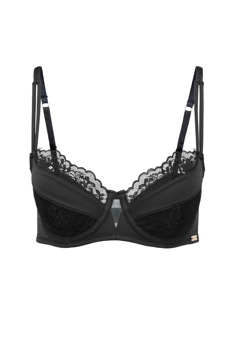 Adore Me Leigha Contour Balconette Bra, Alternate, color, Black