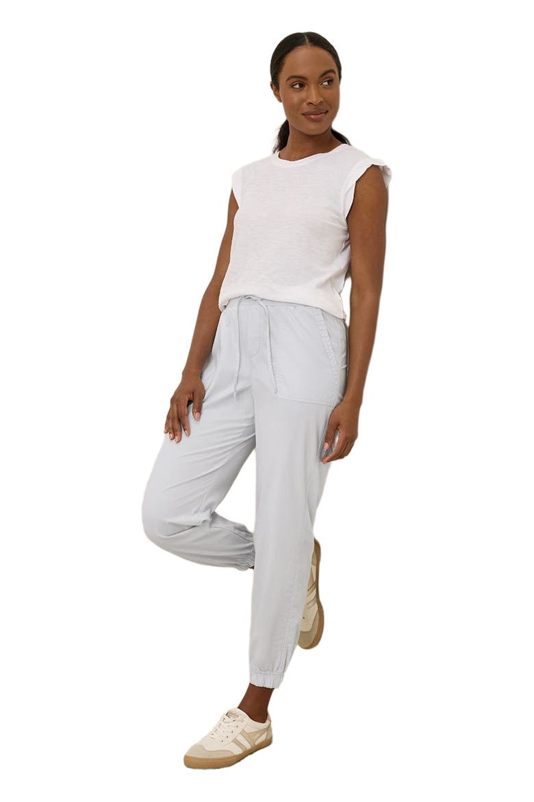 Organic Cotton Monterey Poplin Jogger, Alternate, color, Washed Blue