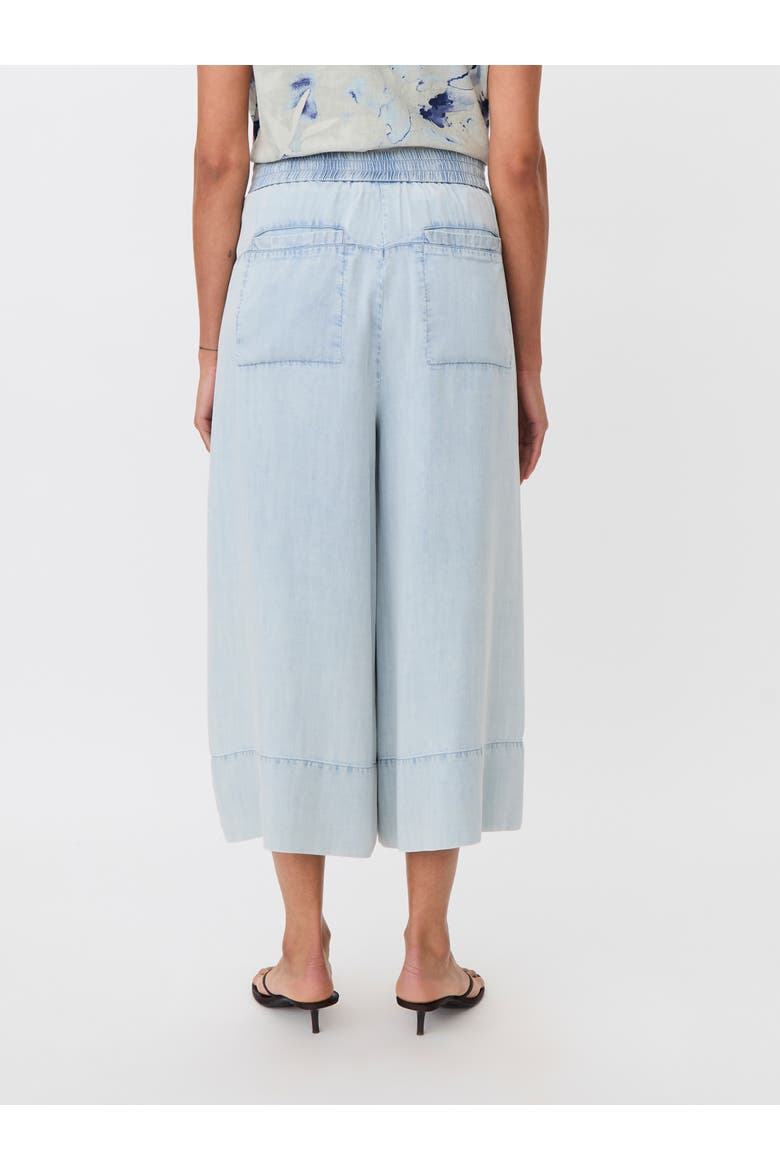 Maportia Denim Wide-Leg Culotte Trouser, Alternate, color, Light Denim
