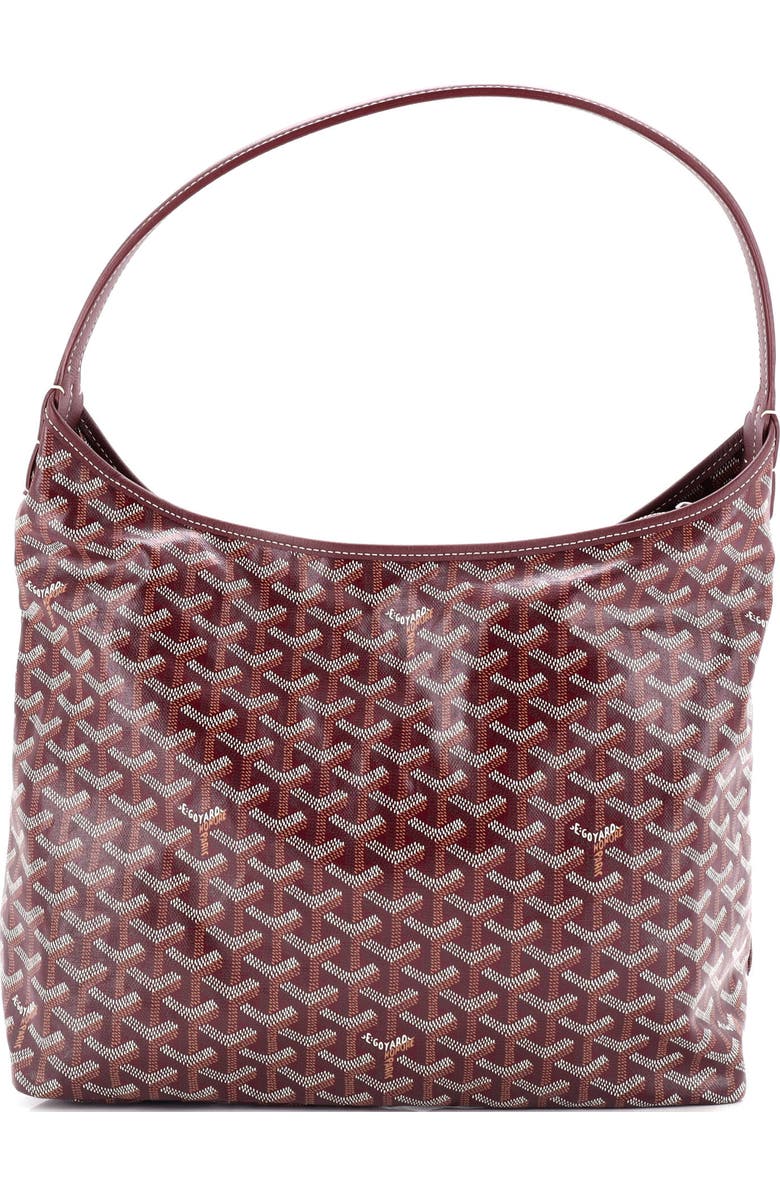 Pre-Owned Goyard Boheme Hobo Coated Canvas, Main, color,