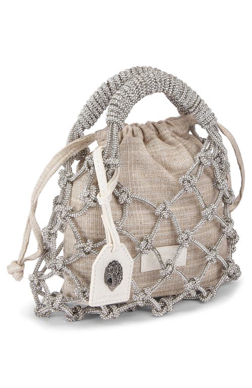 KURT GEIGER KURT GEIGER LONDON SMALL CRYSTAL MACRAMÉ BAG 