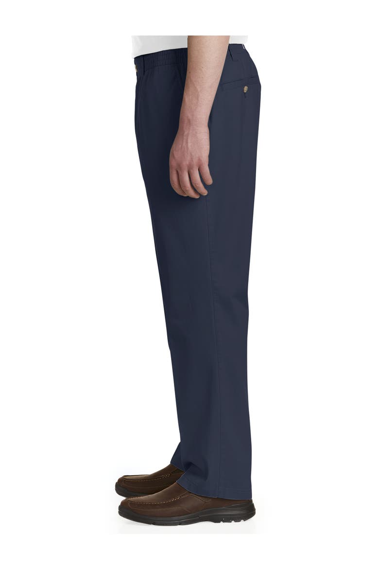 Elastic-Waist Pants, Alternate, color, NAVY
