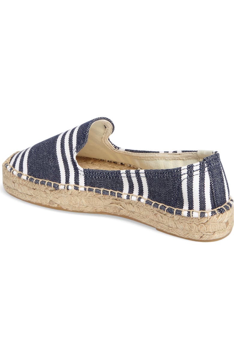 Soludos Striped Espadrille Slip-On, Alternate, color,