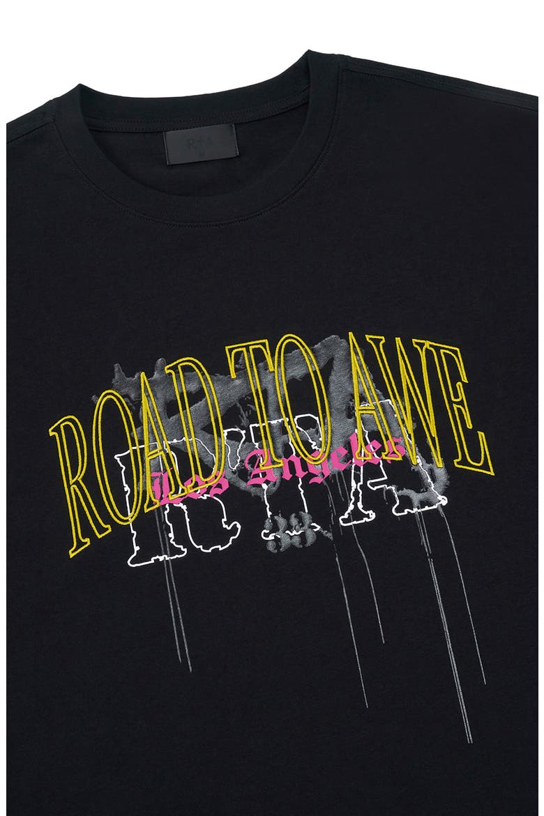 Colin Road to Awe Oversize Graphic T-Shirt, Alternate, color, BLACK MIXED LOGO