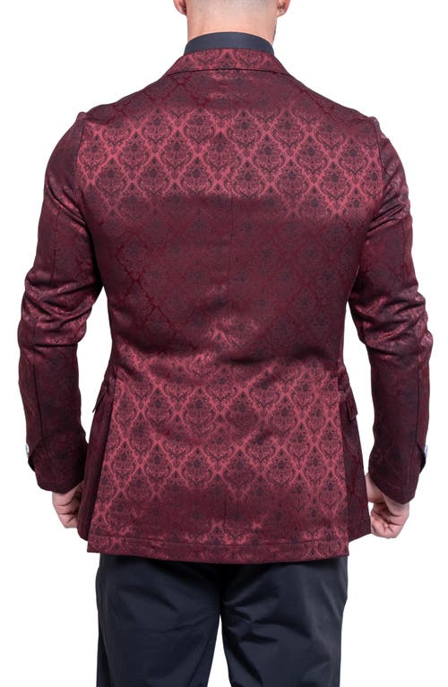 Maceoo Descartes Ascension2184 Unconstructed Blazer In Red