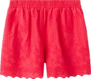 MANGO Floral Embrodiered Cotton Shorts