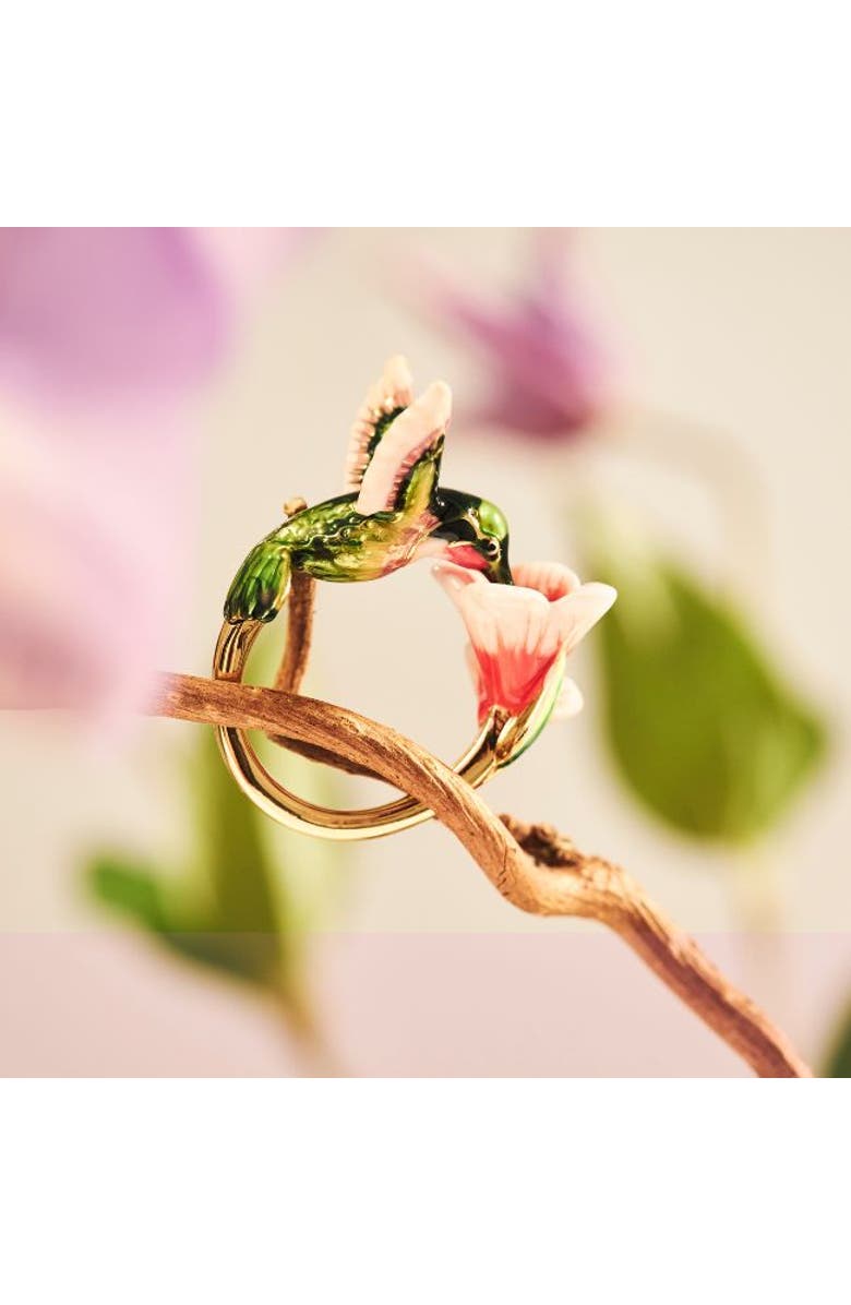 Bill Skinner Studio Hummingbird Ring, Alternate, color, Hummingbird