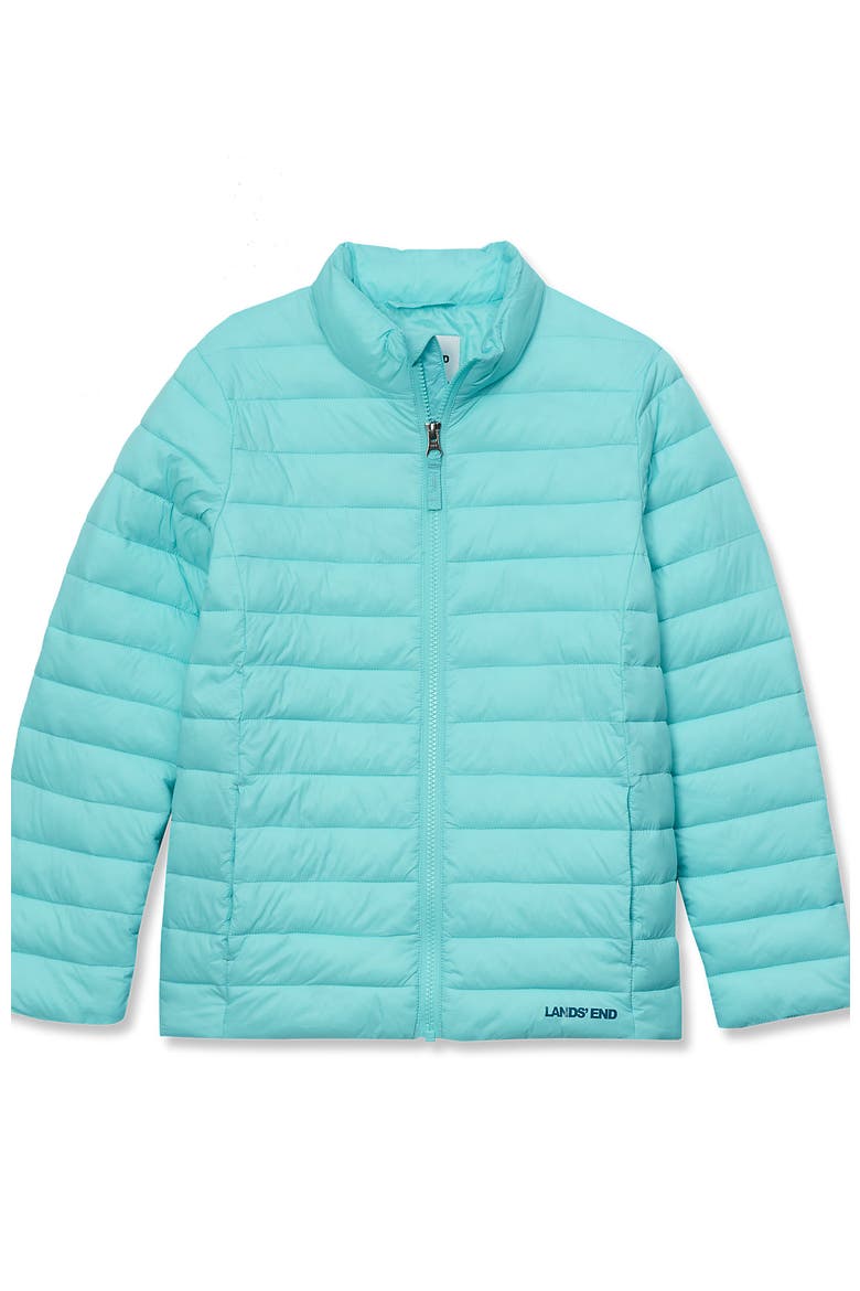 Kids Insulated Down Alternative ThermoPlume Jacket, Main, color, Aqua Splash