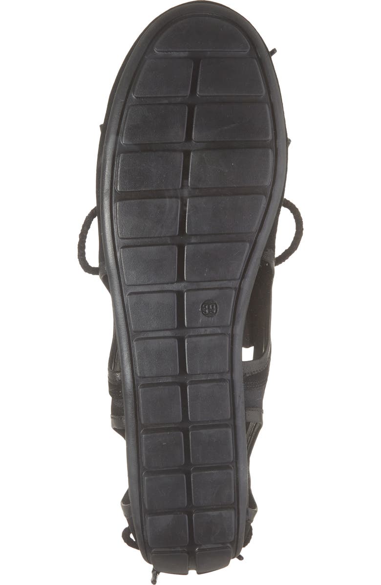 Simone Rocha Cutout Ballerina Grip Sneaker, Alternate, color, Black