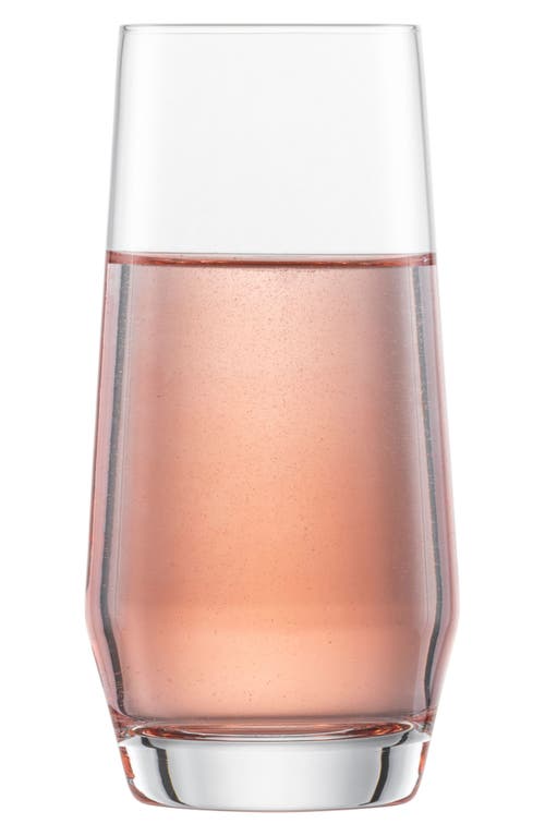 Schott Zwiesel Pure Set Of 6 Long Drink Cocktail Glass In Clear