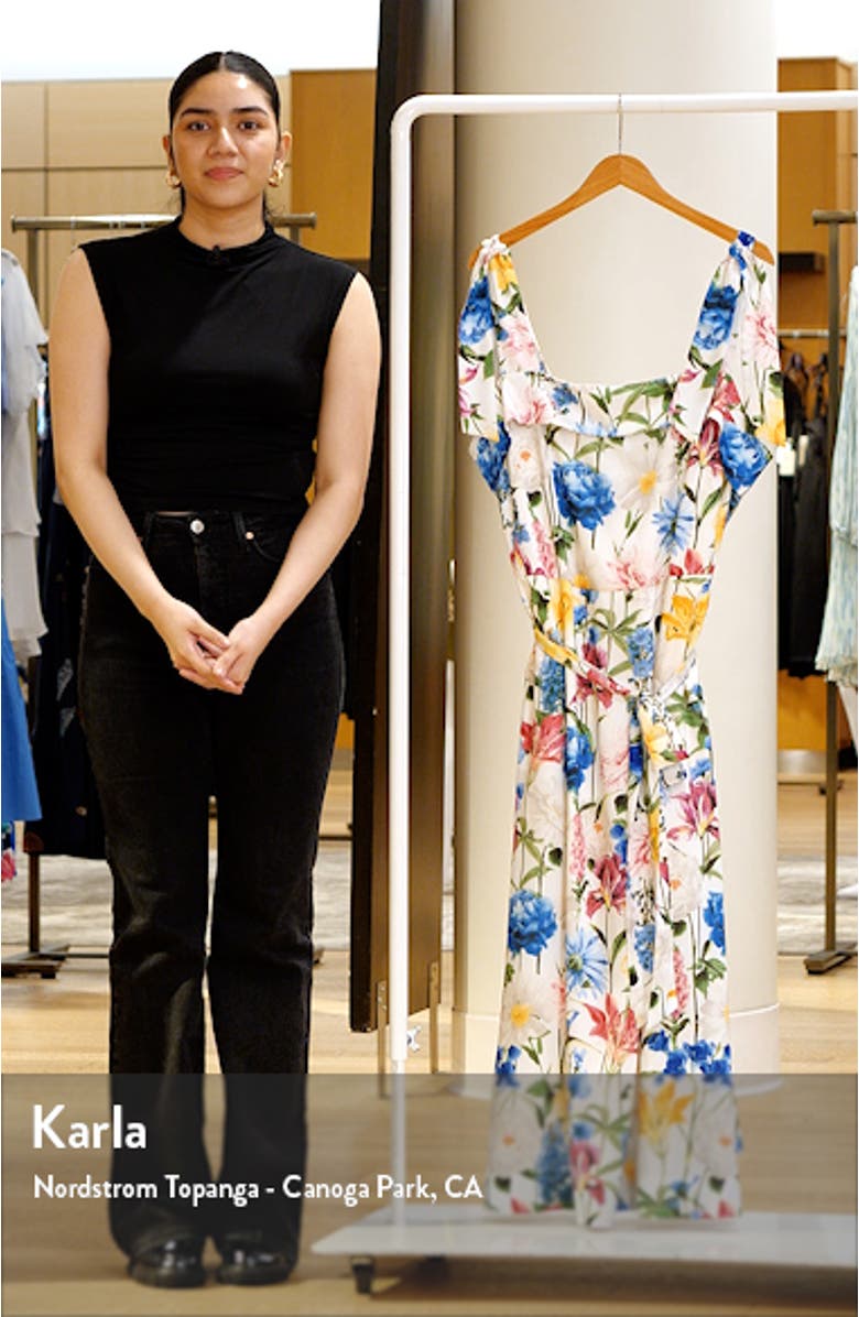 Floral Print Sundress, sales video thumbnail