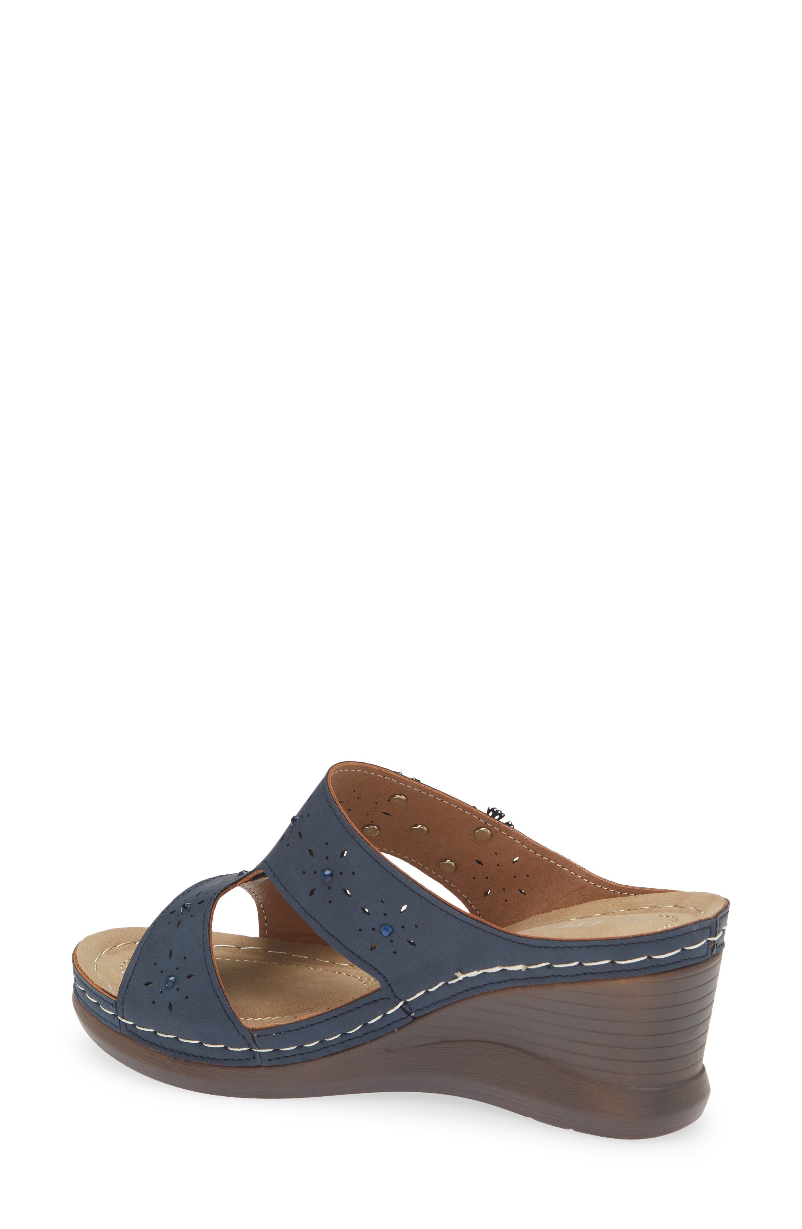 Willa Sandal, Alternate, color, NAVY