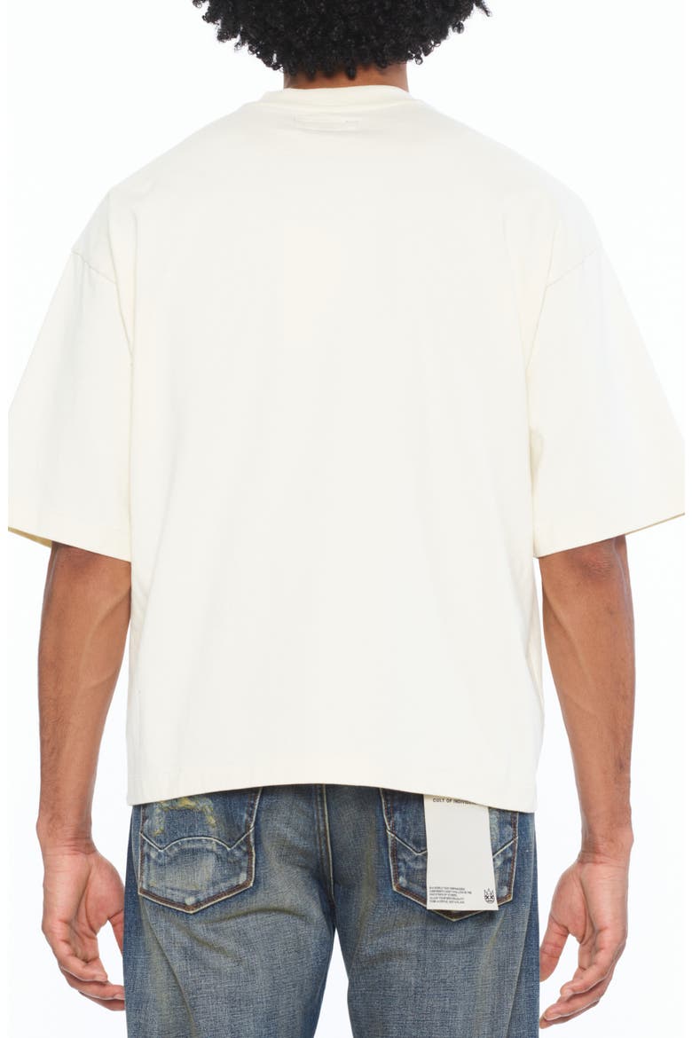Oversized Boxy Short Sleeve T-Shirt, Alternate, color, WINTER WHITE