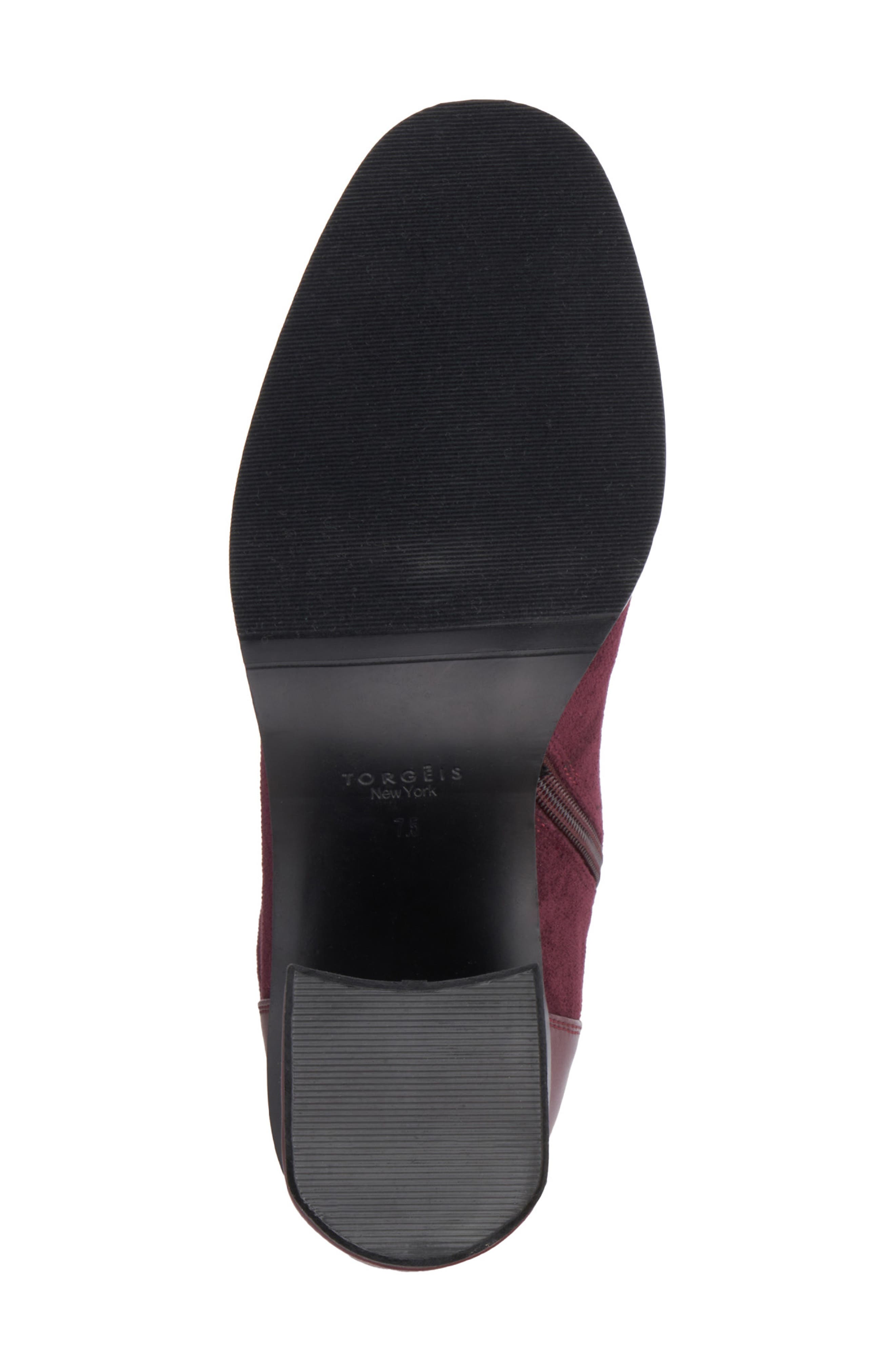 Rashida Moc Toe Boot, Alternate, color, BURGUNDY