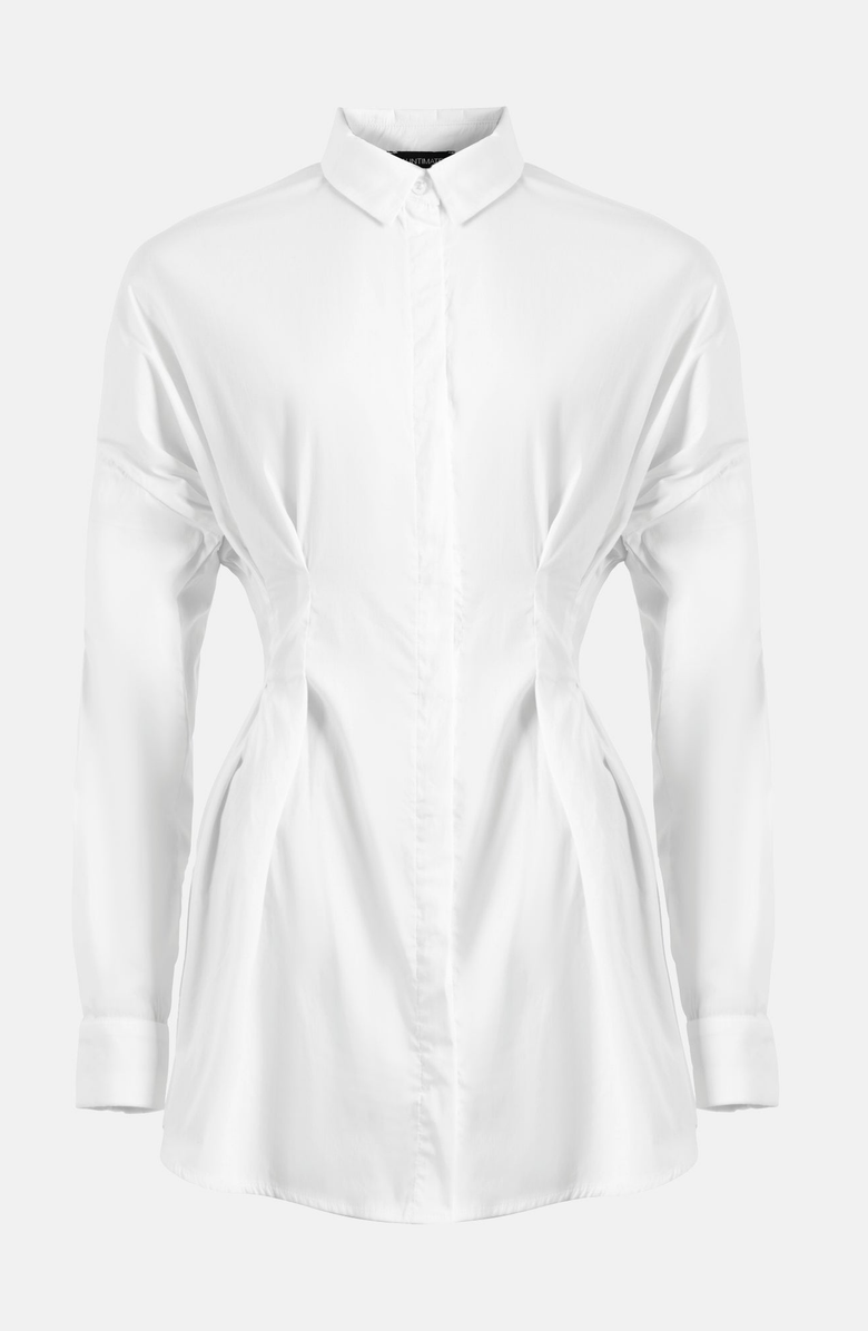 OW Collection ELLA Shirt Dress, Alternate, color, White