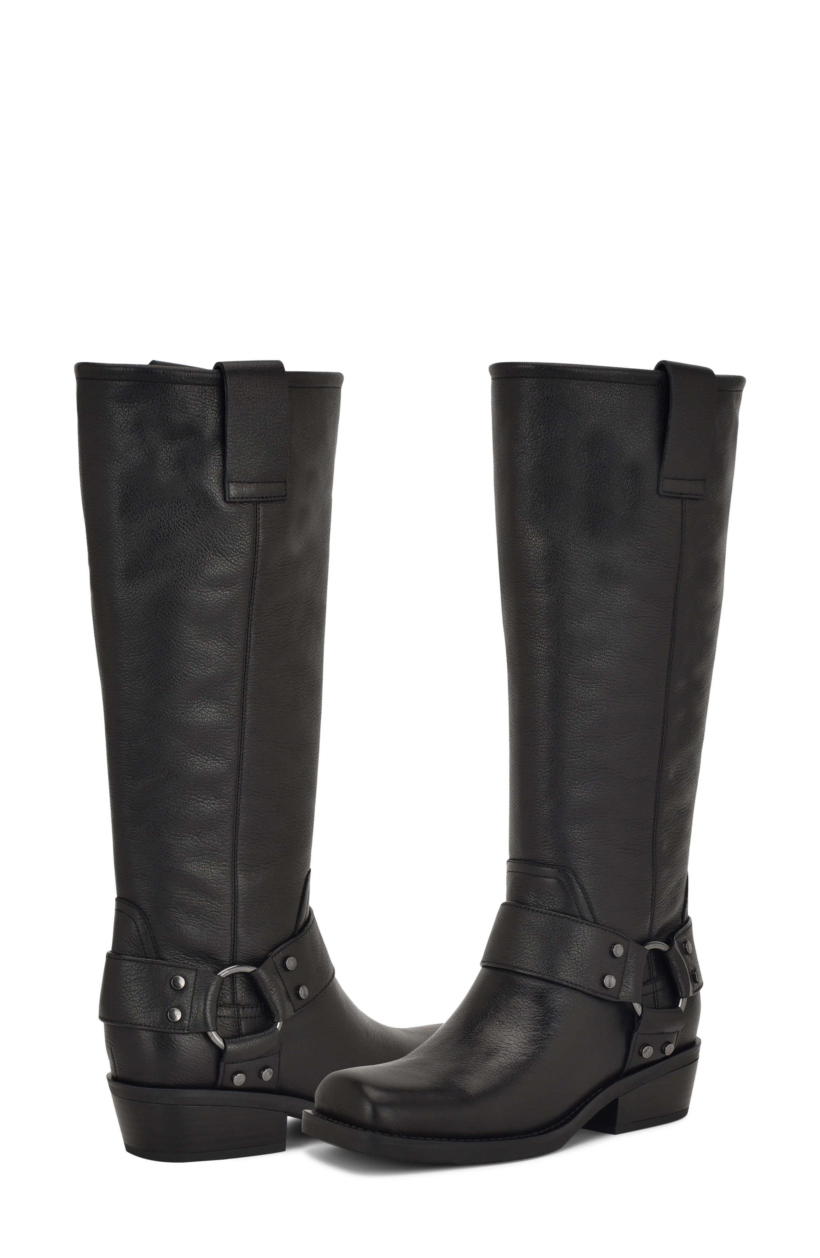 Nine West Fawsta Knee Hight Boot, Alternate, color, Black